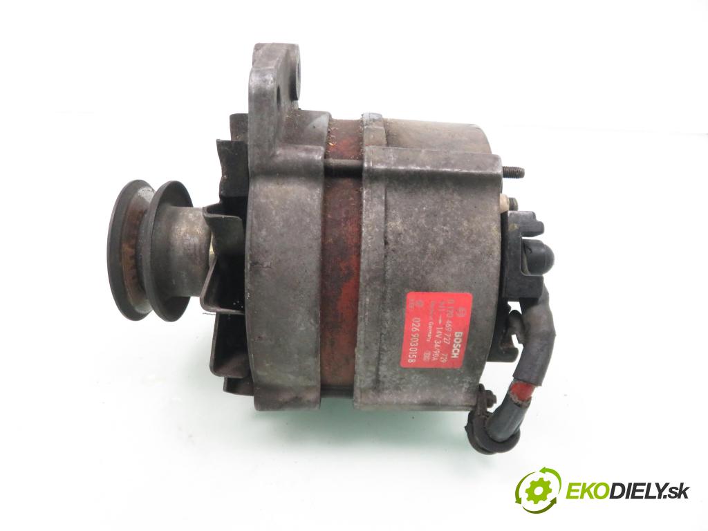 AUDI 80 (89, 89Q, 8A, B3) SEDAN 1988 66,00 1.8 S 90 (KE-Jetronic) - JN 1781,00 Alternátor 0120469727 ; 026903015B ; 1197311028 (Alternátory)