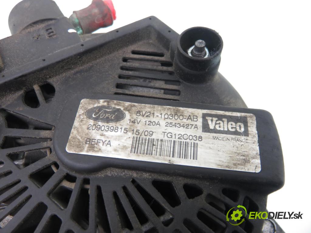 FORD FIESTA VI (CB1,CCN) HB 2009 50,00 1.4 TDCi 68 8V - F6JD 1399,00 Alternátor 8V2110300AB ; 2543427A (Alternátory)