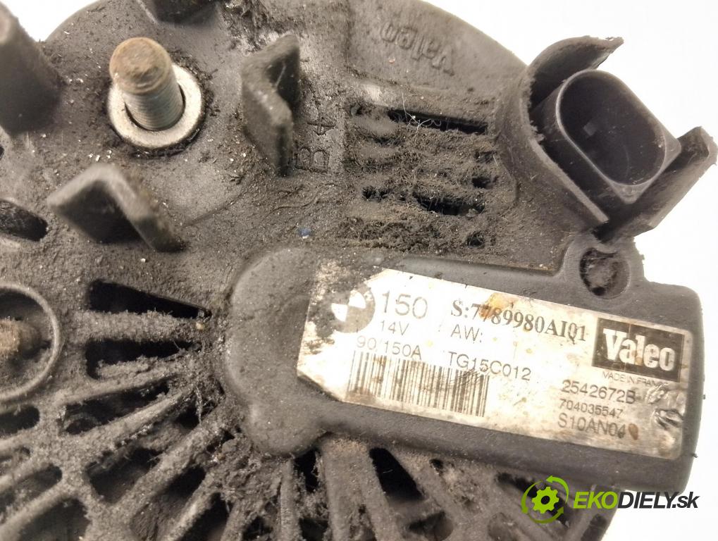 BMW 3 coupe (E46) COUPE 2004 110,00 320 Cd - M47 D20 (204D4) 1995,00 Alternátor 7789980AI01 ; TG15C012 ; 2542672B (Alternátory)