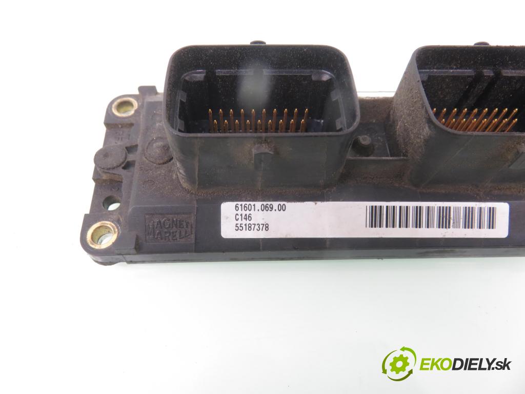 FIAT PUNTO (188_) HB 2003 44,00 1.2 Bifuel - 188 A4.000 1242,00 řídící jednotka motora IAW5AFP4 ; 6160106900 ; 55187378