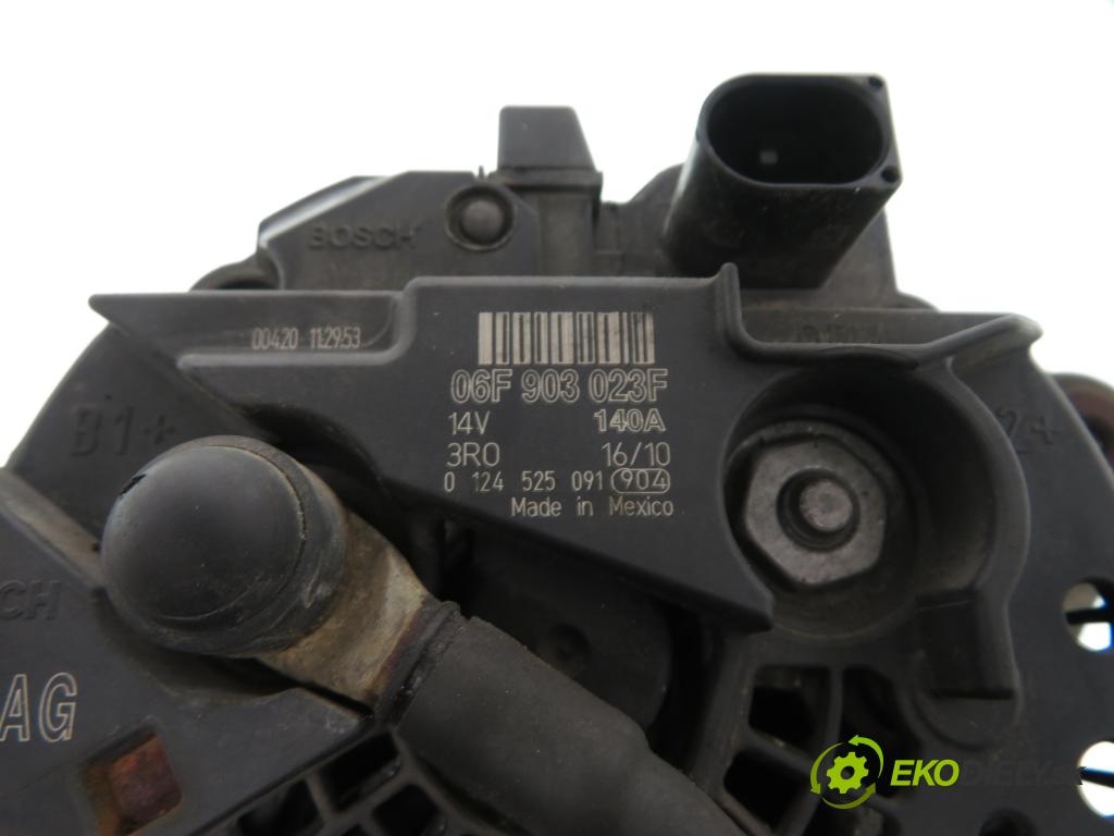 VW JETTA III (1K2) SEDAN 2010 77,00 1.6 TDI - CAYC 1598,00 Alternátor 0124525091 ; 06F903023F (Alternátory)
