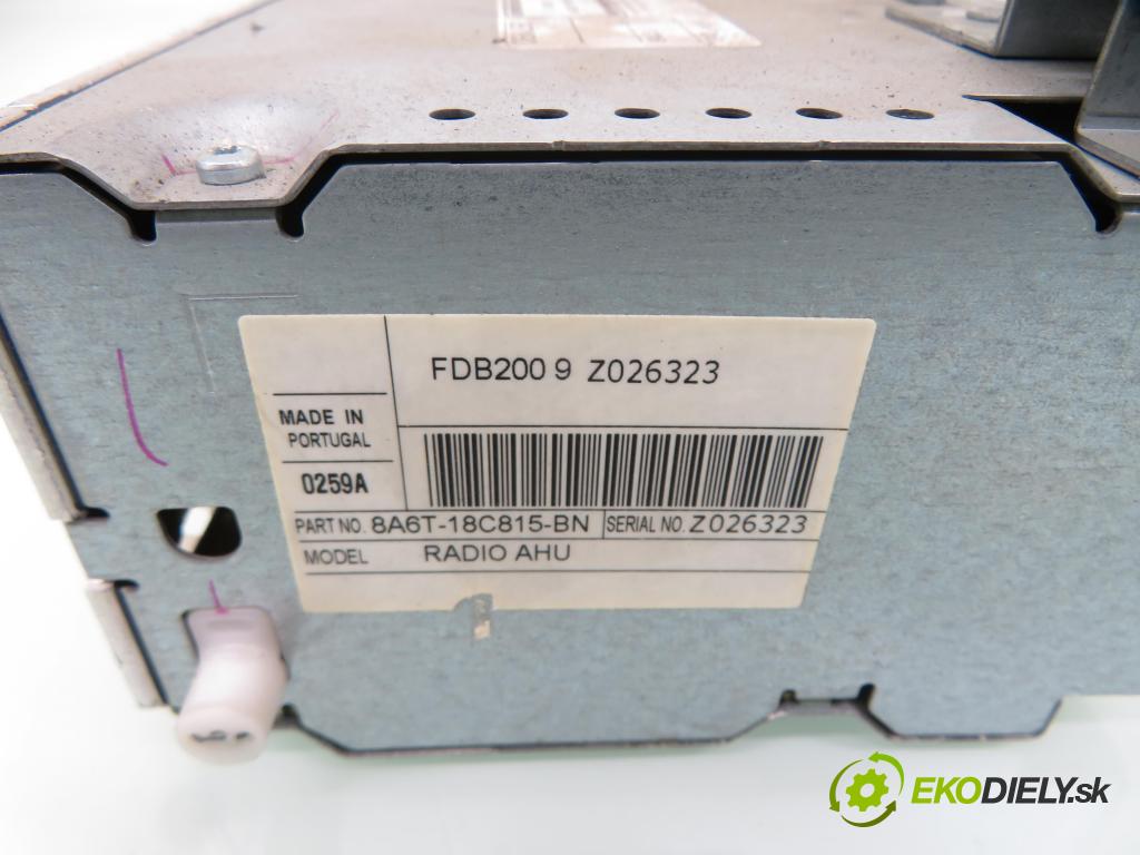 FORD FIESTA VI (CB1,CCN) HB 2009 50,00 1.4 TDCi 68 8V - F6JD 1399,00 RADIO CD 8A6T18C815BN