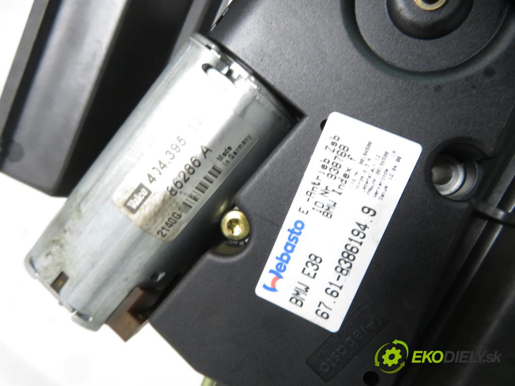 BMW 7 (E38) SEDAN 2000 142,00 730 d - M57 D30 (306D1) 2926,00 střešní okno 83861949 ; 86286a ; 54128150125 (Okna karoserie)