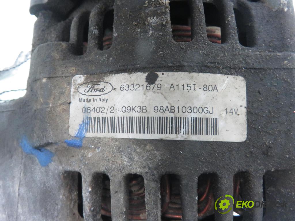 FORD FOCUS (DAW, DBW) HB 2002 74,00 1.6 16V 100 - FYDA 1596,00 Alternátor 63321679 ; 98AB10300GJ (Alternátory)