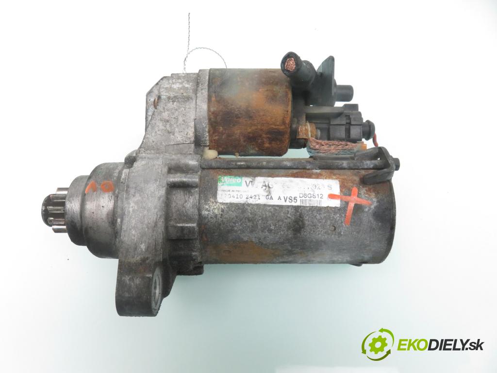 SEAT IBIZA IV (6J5, 6P1) HB 2009 63,00 1.4 16V 86 - BXW 1390,00 startér D6GS12 (Startér)