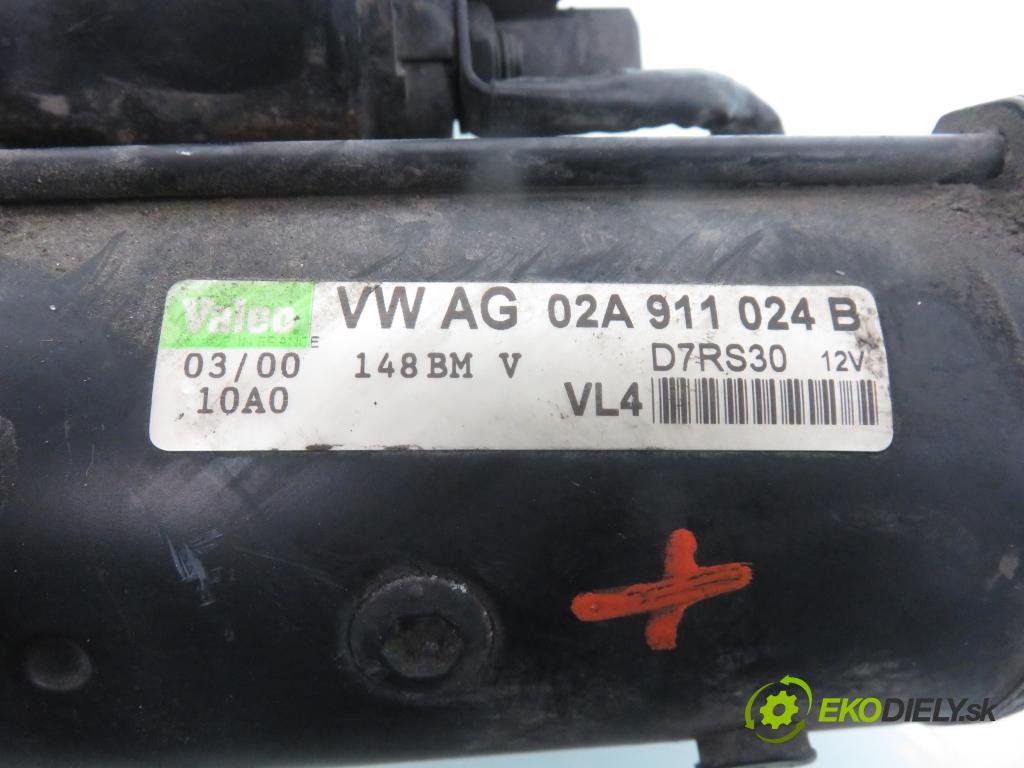 AUDI A3 (8L1) HB 1999 81,00 1.9 TDI 110 - AHF 1896,00 Štartér 02A911024B ; D7RS30 (Štartéry)