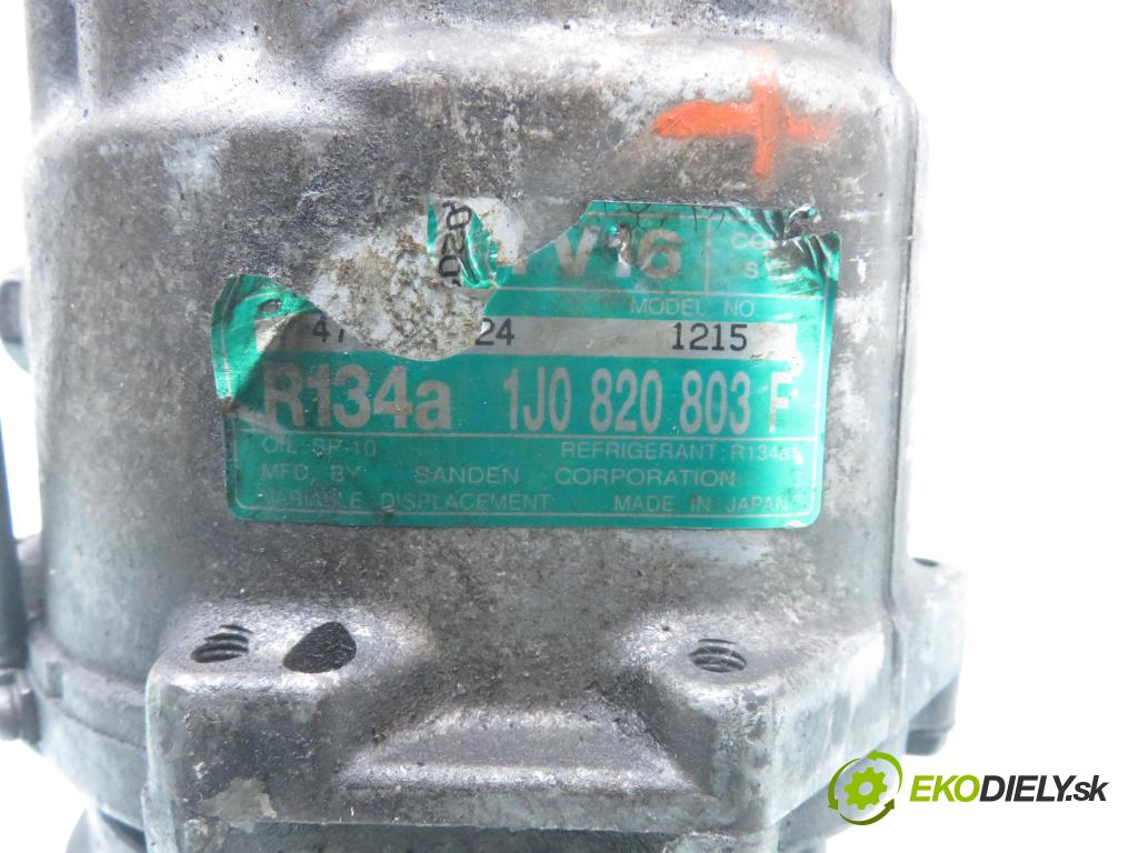 AUDI A3 (8L1) HB 1999 81,00 1.9 TDI 110 - AHF 1896,00 KOMPRESOR: klimatizace 1J0820803F ; SD7VCB (Kompresory)