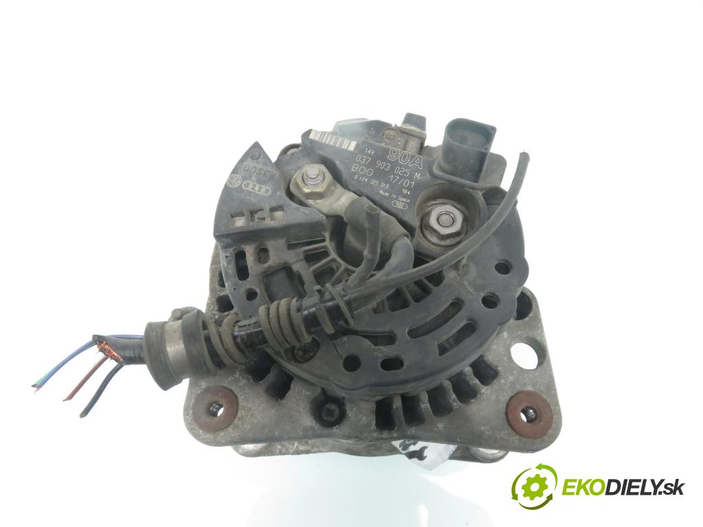 VW POLO (6N2) HB 2001 37,00 1.0 MPI 50 - AUC 999,00 Alternátor 037903025M ; 0124325013 (Alternátor)