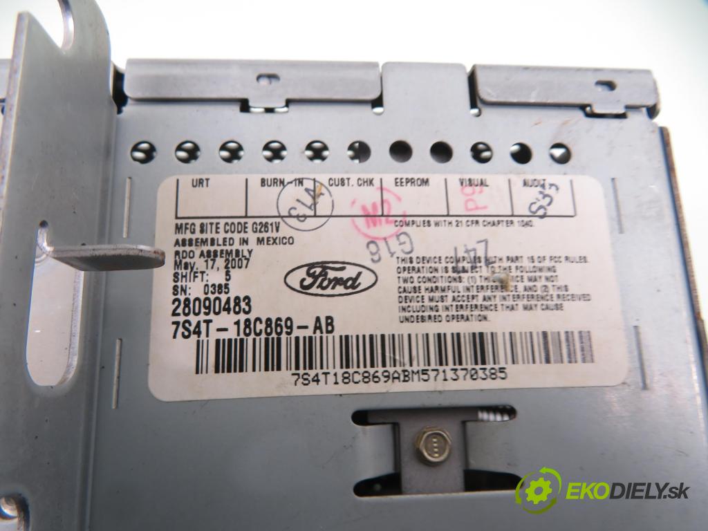 FORD FOCUS sedan (DFW) SEDAN 2004 96,00 2.0 16V - EDDF 1988,00 RADIO CD 7S4T18C869AB ; 28090483