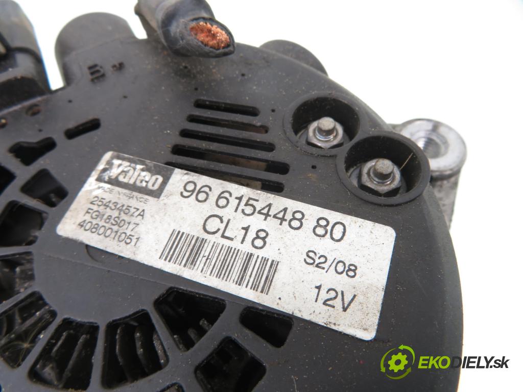 CITROEN C4 Picasso I (UD_) MINIVAN 2008 100,00 2.0 HDi 138 - RHJ (DW10BTED4) 1997,00 Alternátor 9661544880 (Alternátory)