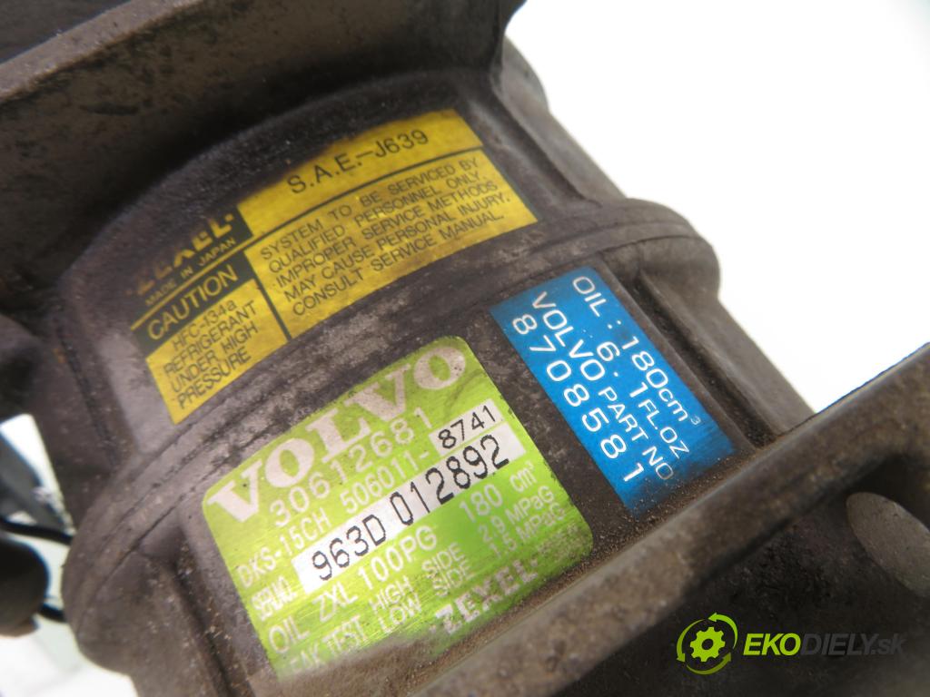 VOLVO S40 I (VS) SEDAN 1999 80,00 1.6 - B 4164 S2 1587,00 KOMPRESOR: klimatizace 30612681 ; 8708581 (Kompresory)