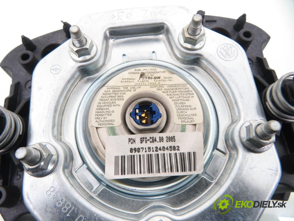 VW TOURAN (1T1, 1T2) MINIVAN 2003 77,00 1.9 TDI - BLS 1896,00 Volant 1T0419091B ; 1T0880201A (Volanty)