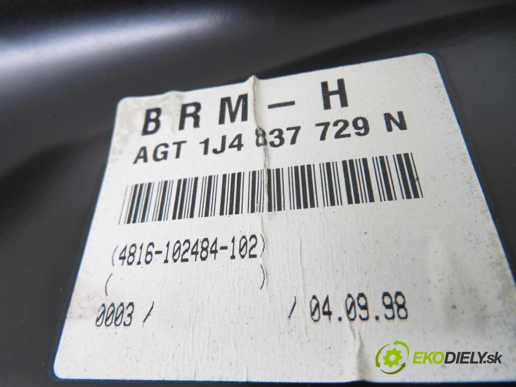VW GOLF IV (1J1) HB 1998 55,00 1.4 16V 75 - AKQ 1390,00 mechanismus oken LPM 1J4837729N ; 1J4837755B