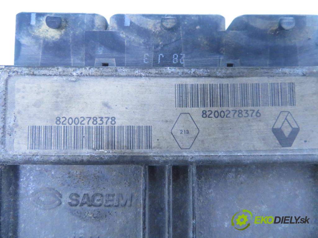RENAULT LAGUNA II Grandtour (KG0/1_) KOMBI 2001 79,00 1.6 16V (KG0A, KG0L) - K4M 710 1598,00 řídící jednotka motora 8200278376 ; 8200278378 ; 21647842