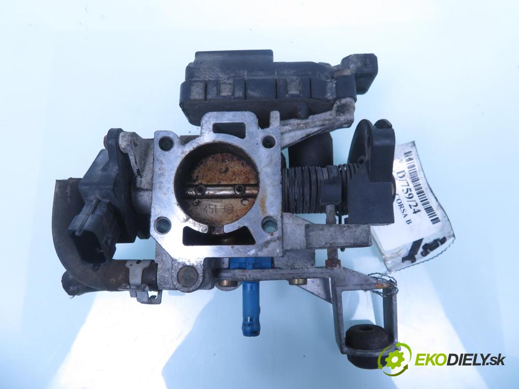 OPEL CORSA B (S93) HB 2000 40,00 1.0 i 12V 54 - X 10 XE 973,00 Škrtiaca klapka 90529471 ; 90570230 (Škrtiaca klapka)