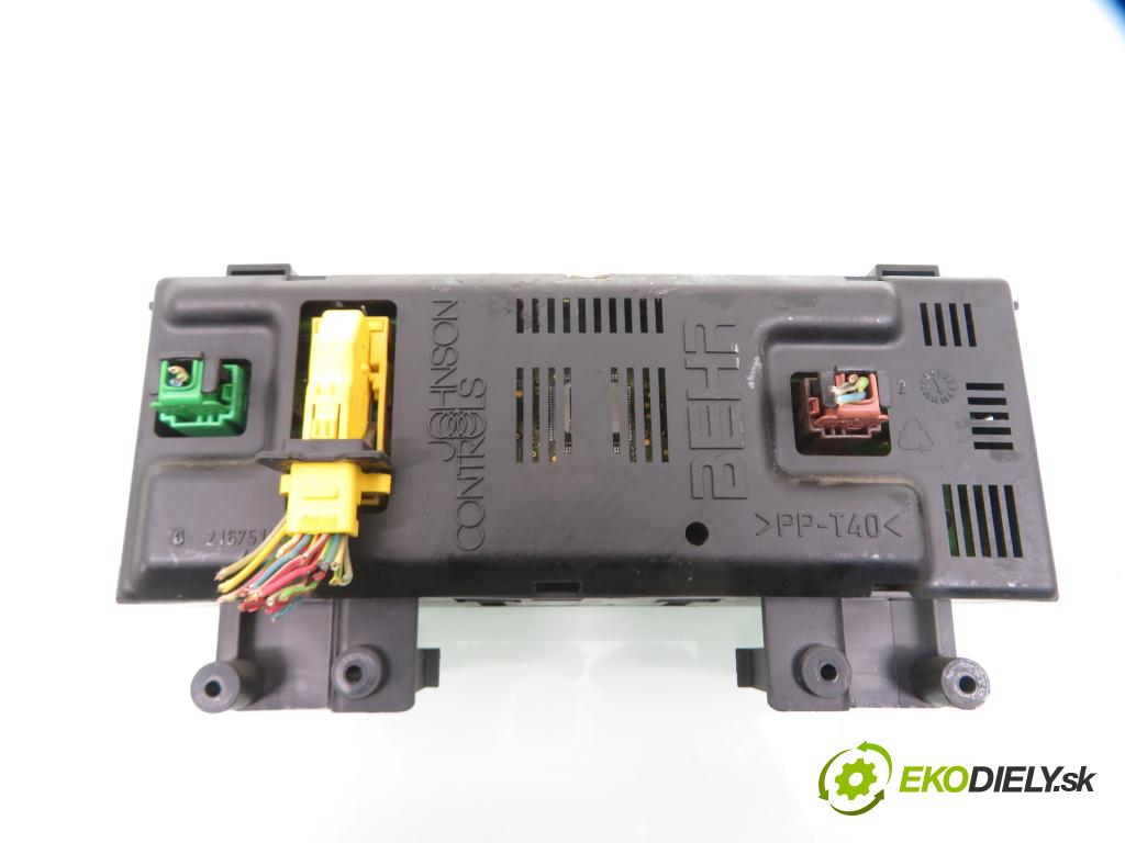 CITROEN C4 I (LC_) HB 2005 80,00 1.6 16V - NFU (TU5JP4) 1587,00 Panel kúrenia KLIMATRONIK 9658084577 ; 281131589