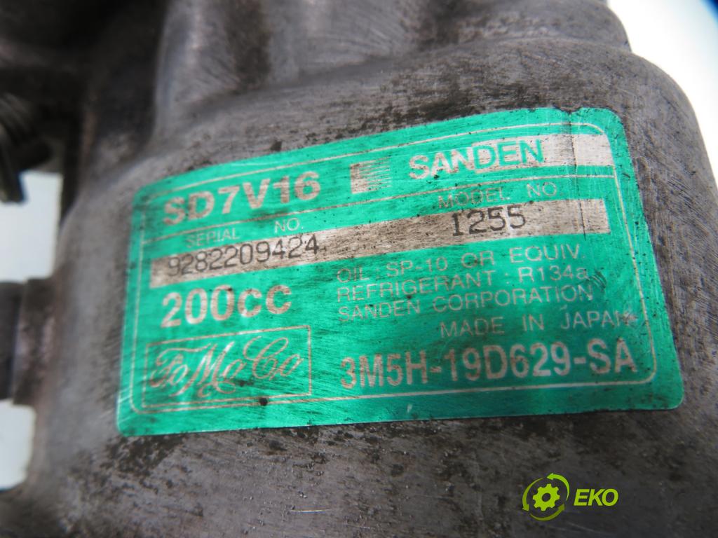 FORD FOCUS II (DA_, HCP) HB 2005 80,00 1.6 TDCi 109 - G8DA 1560,00 KOMPRESOR: klimatizace 3M5H19D629SA (Kompresory)