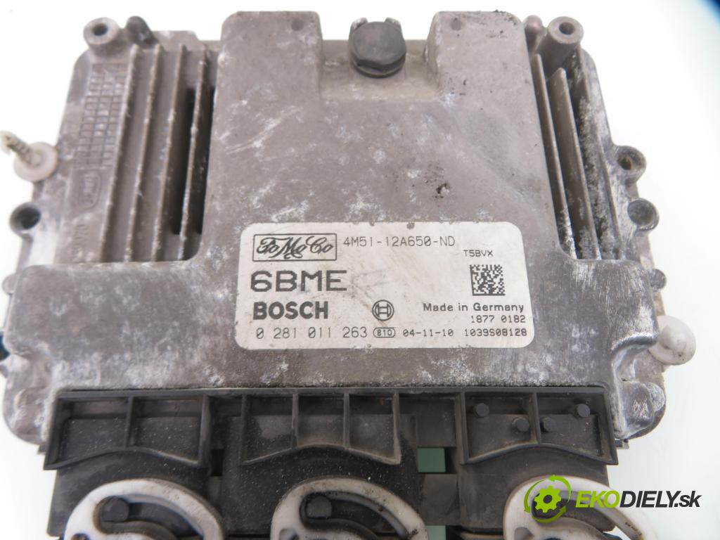 FORD FOCUS II (DA_, HCP) HB 2005 80,00 1.6 TDCi 109 - G8DA 1560,00 řídící jednotka motora 0281011263 ; 4M5112A650ND