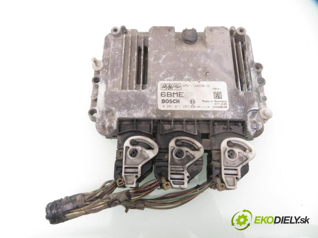 FORD FOCUS II (DA_, HCP) HB 2005 80,00 1.6 TDCi 109 - G8DA 1560,00 řídící jednotka motora 0281011263 ; 4M5112A650ND