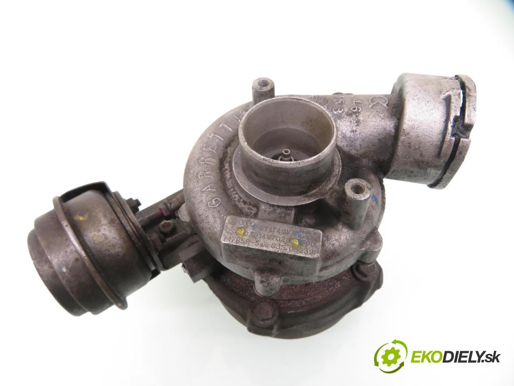 VW PASSAT B5.5 Variant (3B6) KOMBI 2001 96,00 1.9 TDI PD 130 - AVF 1896,00 RYCHLONABÍJEČKA: 038145702G ; GT1749V (Turbodúchadla (kompletní))
