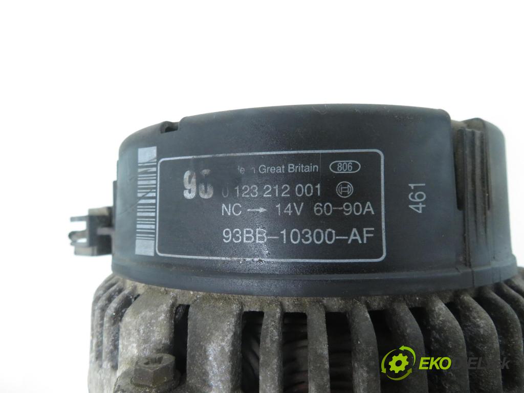 FORD MONDEO II (BAP) SEDAN 1994 85,00 1.8 i - RKF 1796,00 Alternátor 0123212001 ; 93BB10300AF (Alternátory)