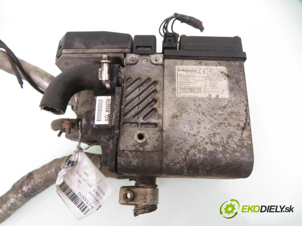 PEUGEOT 206 liftback (2A/C) HB 2000 66,00 2.0 HDI 90 - RHY 1997,00 Webasto 9001398C ; 92255B (Webasto ohřívače)