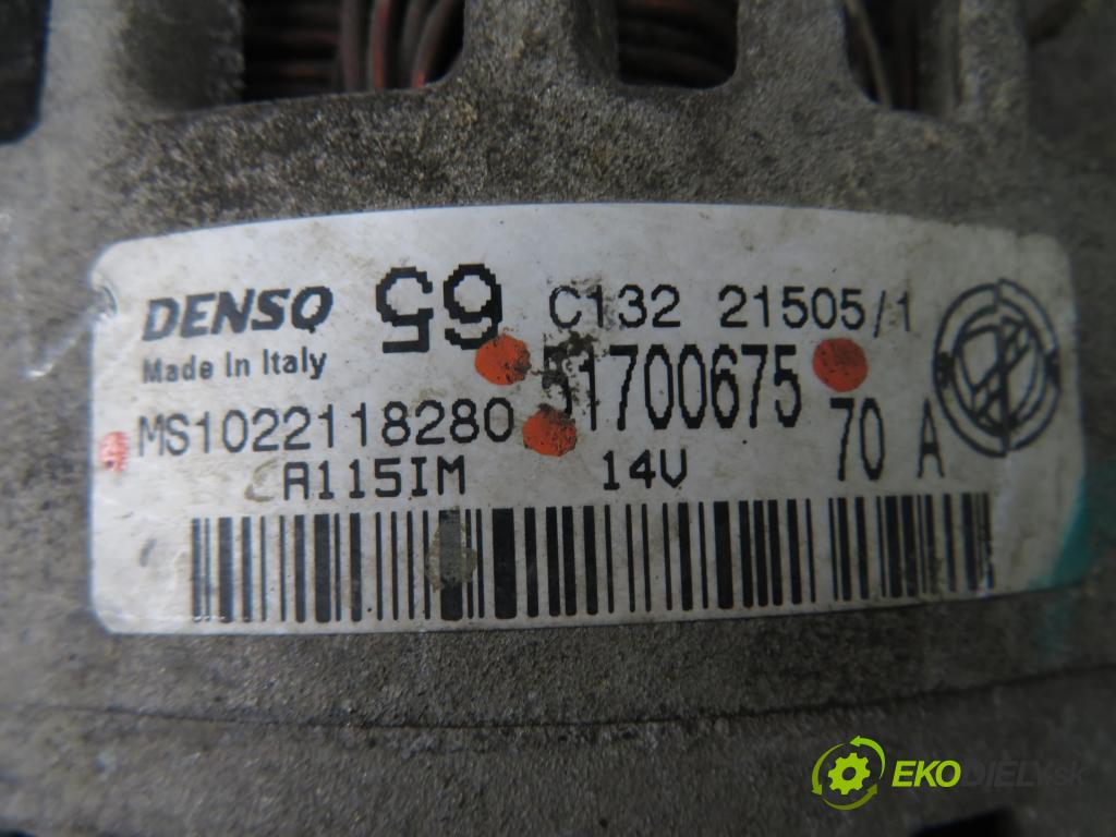 FIAT PANDA (169_) HB 2005 40,00 1.1 54 - 187 A1.000 1108,00 Alternátor MS102218280 ; 51700675 (Alternátory)