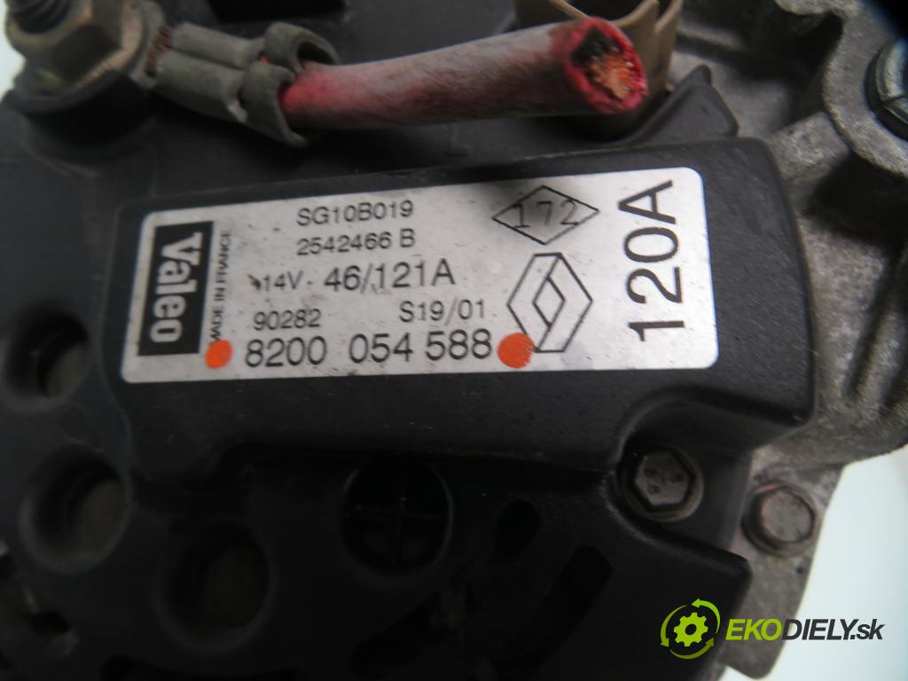 RENAULT SCENIC I (JA0/1_) MINIVAN 2001 75,00 1.9 dCi 102 - F9Q 732 1870,00 Alternátor 8200054588 (Alternátory)