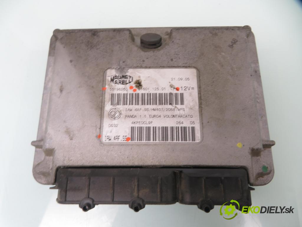 FIAT PANDA (169_) HB 2005 40,00 1.1 54 - 187 A1.000 1108,00 Riadiaca jednotka Motor 55196260 ; IAW4AFSS ; 6160112501