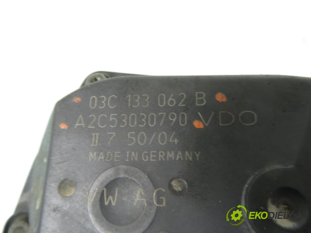 VW POLO (9N_) HB 2005 55,00 1.4 16V 75 - BBY 1390,00 Škrtiaca klapka 03C133062B ; A2C53030790 (Škrtiace klapky)