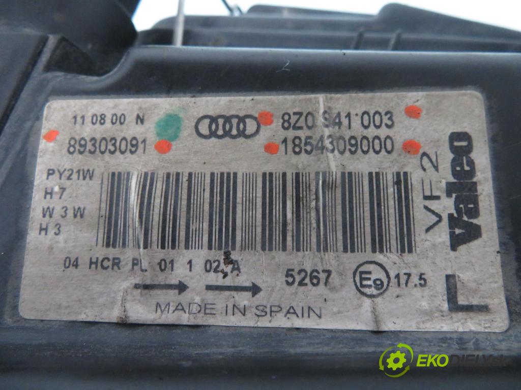 AUDI A2 (8Z0) HB 2000 55,00 1.4 - AUA 1390,00 Svetlo LP 8Z0941003 ; 89303091 ; 1854309000