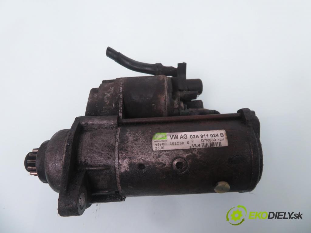 AUDI A3 (8L1) HB 2000 81,00 1.9 TDI - ASV 1896,00 Štartér D7RS30 ; 02A911024B (Štartéry)
