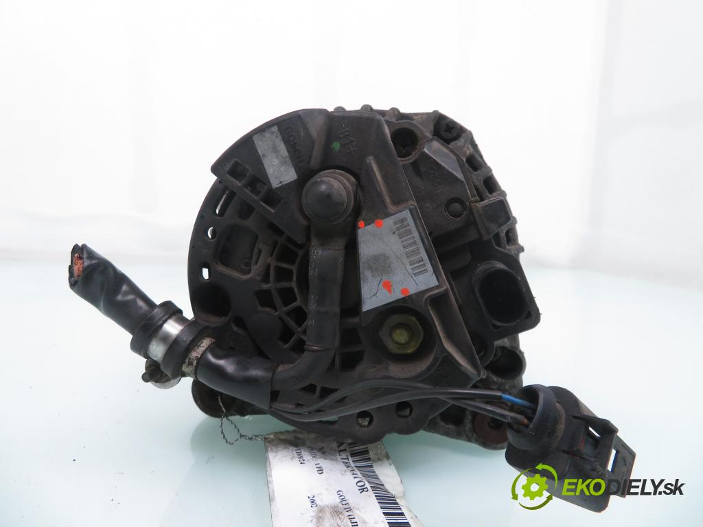 VW GOLF IV (1J1) HB 2002 74,00 1.9 TDI PD 101 - ATD 1896,00 Alternátor 028903028E ; 0124515010 (Alternátory)