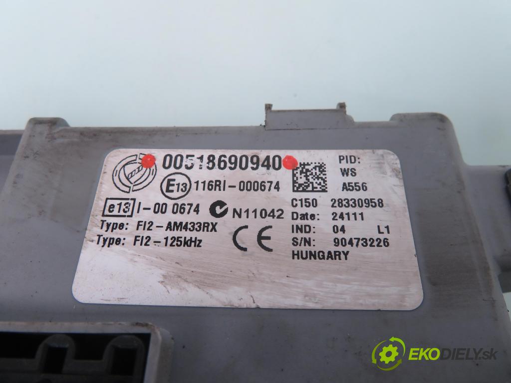 FIAT GRANDE PUNTO (199_) HB 2011 48,00 1.2 - 199 A4.000 1242,00 MODUL BSI 00518690940