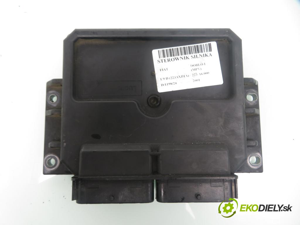 FIAT DOBLO nadwozie wielkoprzestrzenne (MPV) (119_, 223_) VAN 2001 46,00 1.9 D (223AXB1A) - 223 A6.000 1910,00 Riadiaca jednotka Motor R04010036B ; 46737473
