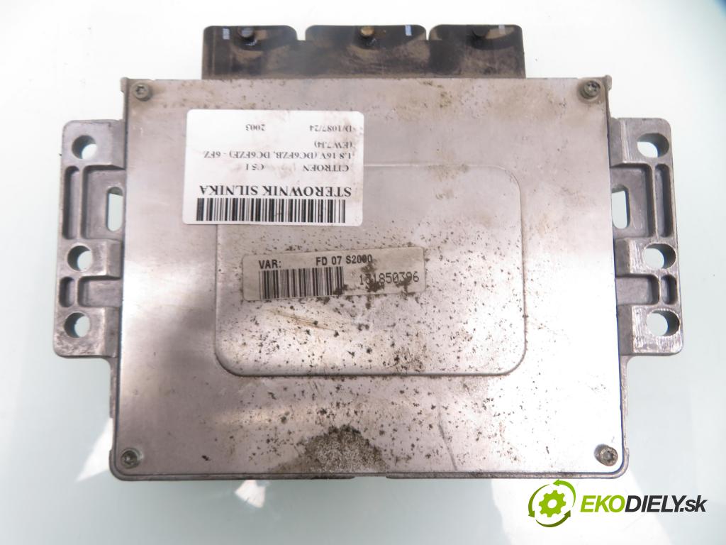 CITROEN C5 I (DC_) LIFTBACK 2003 85,00 1.8 16V (DC6FZB, DC6FZE) - 6FZ (EW7J4) 1749,00 Riadiaca jednotka Motor 9650133080 ; 9644674580