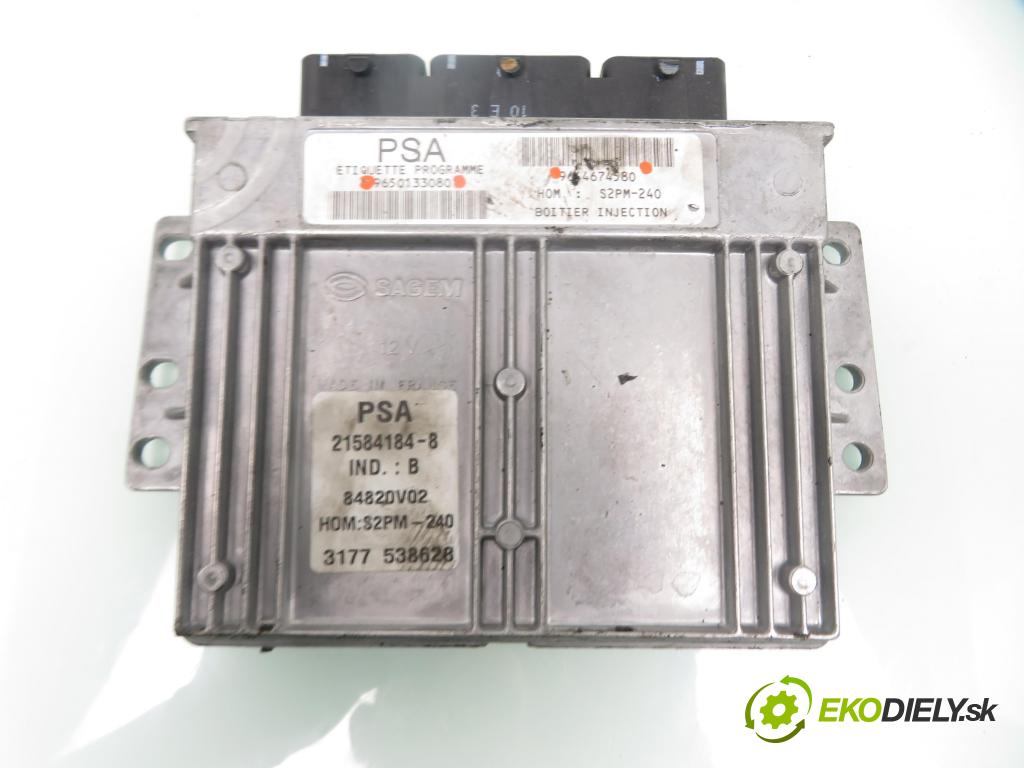 CITROEN C5 I (DC_) LIFTBACK 2003 85,00 1.8 16V (DC6FZB, DC6FZE) - 6FZ (EW7J4) 1749,00 Riadiaca jednotka Motor 9650133080 ; 9644674580