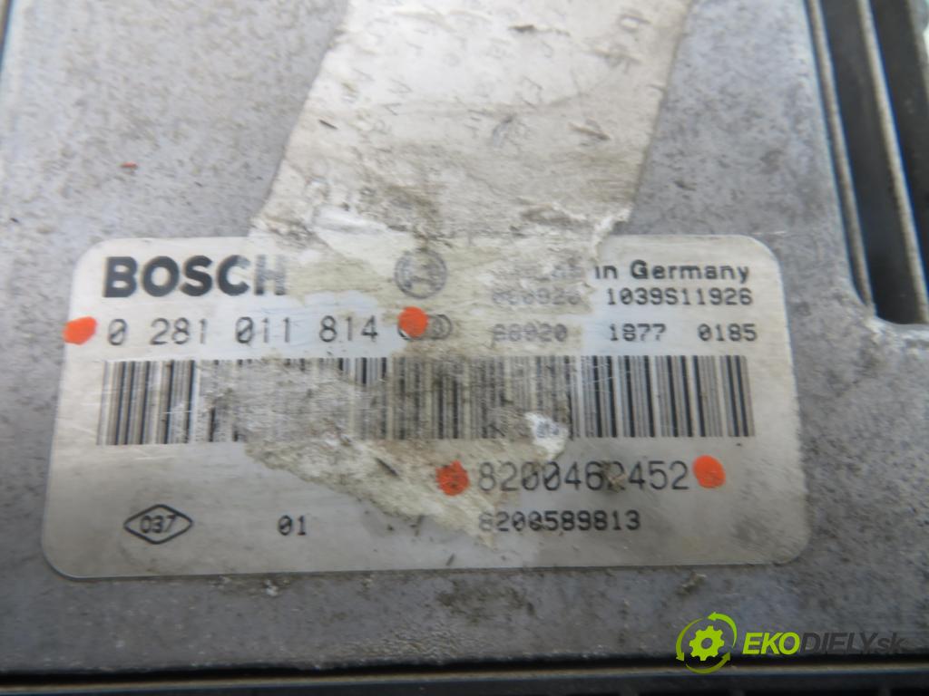 RENAULT SCENIC II (JM0/1_) MINIVAN 2006 110,00 2.0 dCi (JM1K) - M9R 700 1995,00 Riadiaca jednotka Motor 0281011814 ; 8200462452