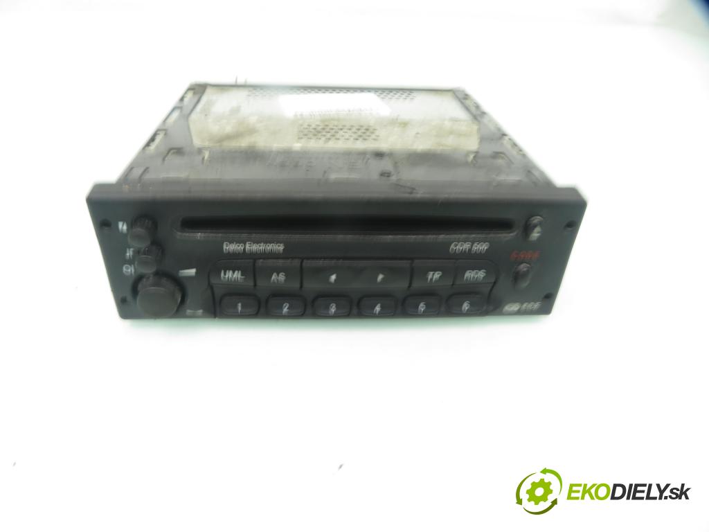 OPEL ASTRA G liftback (T98) HB 2000 74,00 1.6 16V - X 16 XEL 1598,00 RADIO CD 90566821 ; CDR500