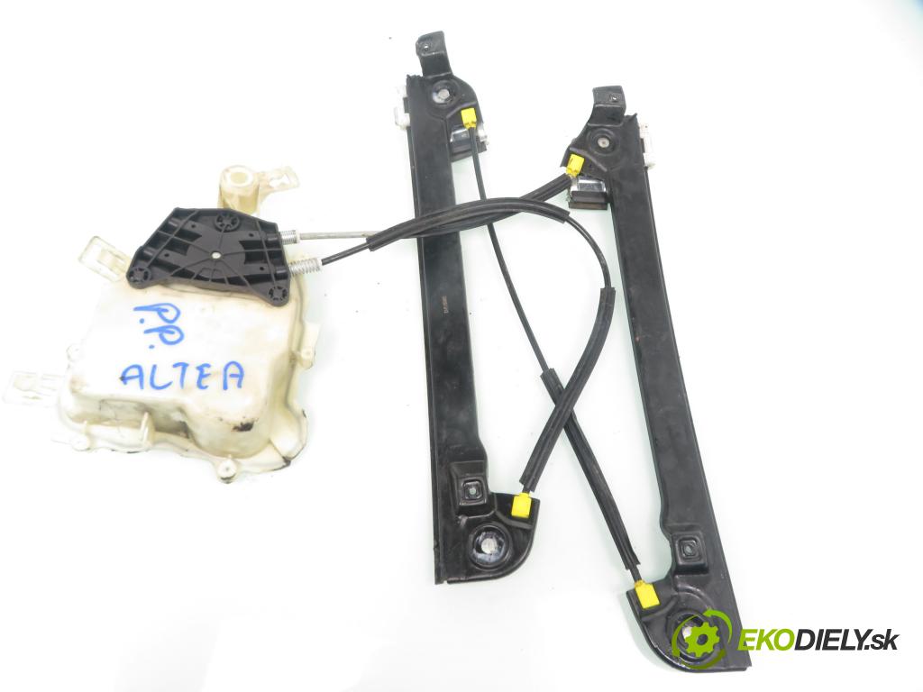 SEAT ALTEA (5P1) MINIVAN 2004 75,00 1.6 102 1595,00 mechanismus oken PPE 5P0837402A ; F005S00151 ; 1K0959792D
