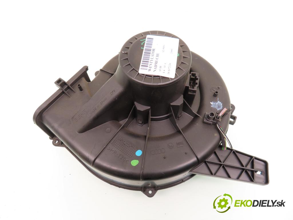 AUDI A2 (8Z0) HB 2000 55,00 1.4 - AUA 1390,00 Ventilátor vetráku 6Q1820015