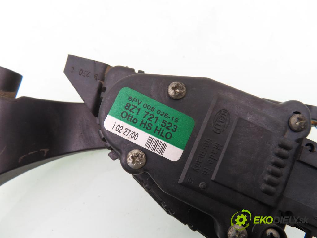 AUDI A2 (8Z0) HB 2000 55,00 1.4 - AUA 1390,00 Potenciometer plynu 8Z1721523 (Pedále)