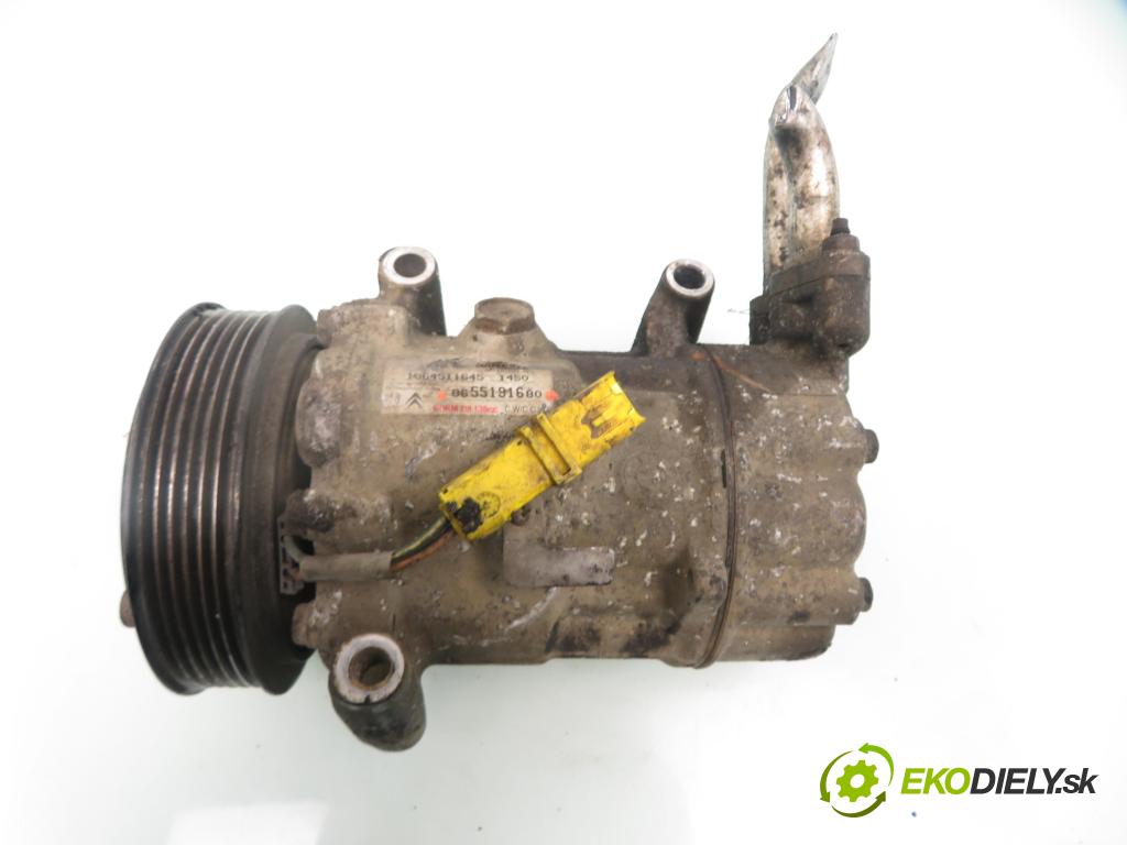 CITROEN C3 I (FC_) HB 2007 50,00 1.4 HDi - 8HZ (DV4TD) 1398,00 KOMPRESOR: klimatizácie 9655191680 (Kompresory klimatizácie)