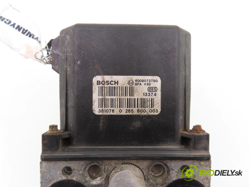 SEAT IBIZA III (6L1) HB 2003 74,00 1.9 TDI - ATD 1896,00 Pumpa ABS 0265800003 ; 6Q0614117E (Pumpy ABS)