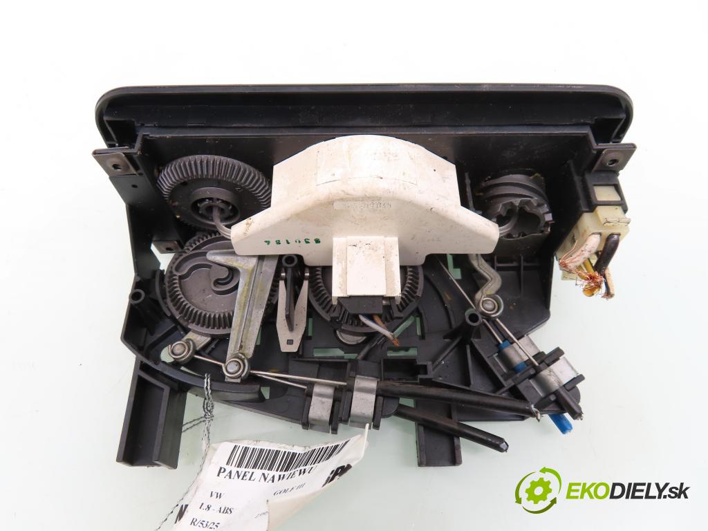 VW GOLF III (1H1) HB 1995 66,00 1.8 - ABS 1781,00 Panel kúrenia 1H0819045A ; 1H0820045
