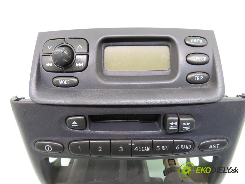 TOYOTA YARIS (_P1_) HB 1999 50,00 1.0 VVT- i 68 - 1SZ-FE 998,00 RADIO Modul 861200D011 ; 861100D011B1