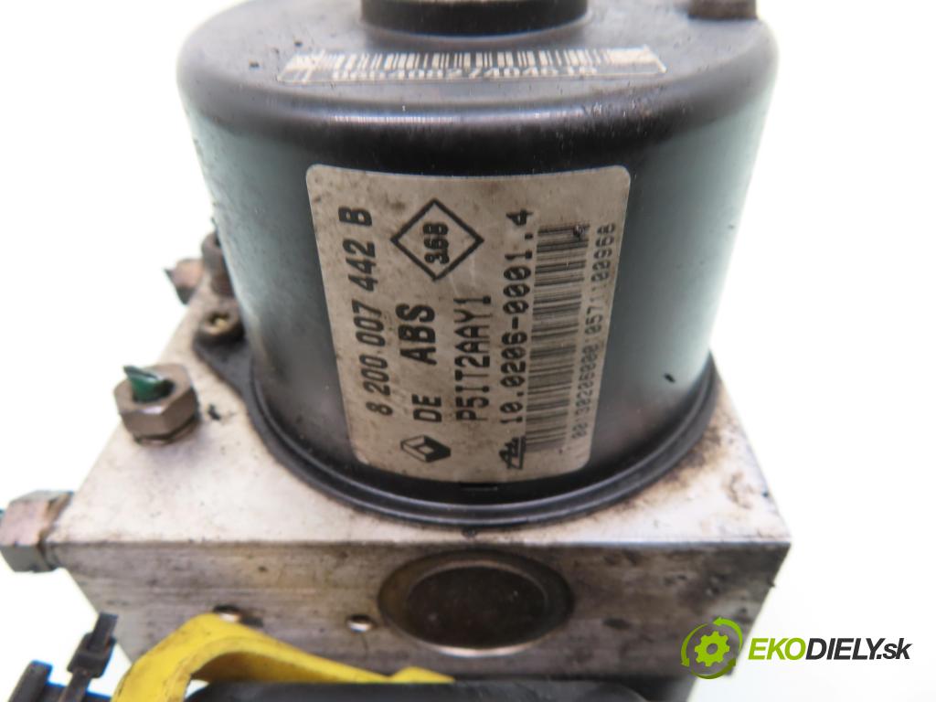 RENAULT LAGUNA II (BG0/1_) LIFTBACK 2001 79,00 1.6 16V (BG0A, BG0L) - K4M 710 1598,00 Pumpa ABS 10096014043 ; 8200007442B (Pumpy ABS)