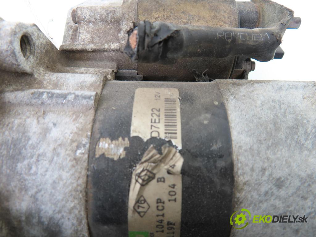 RENAULT LAGUNA II (BG0/1_) LIFTBACK 2001 79,00 1.6 16V (BG0A, BG0L) - K4M 710 1598,00 Štartér D7E22 (Štartéry)
