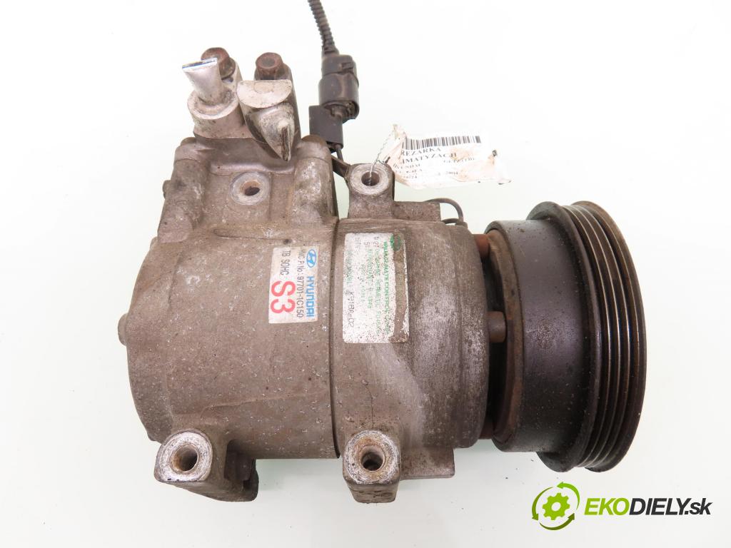 HYUNDAI GETZ (TB) HB 2004 60,00 1.3 12V 82 - G4EA 1341,00 KOMPRESOR: klimatizácie 977011C150 (Kompresory klimatizácie)