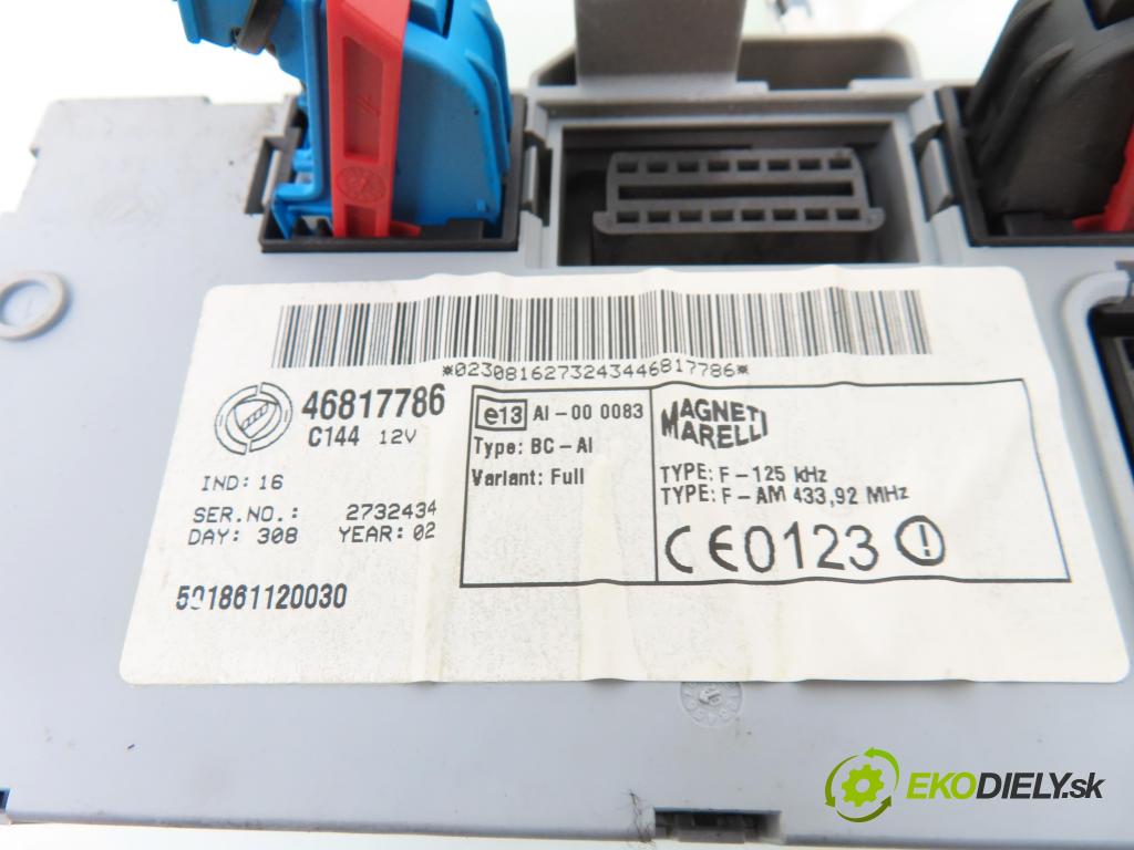 FIAT PUNTO (188_) HB 2002 44,00 1.2 60 - 188 A4.000 1242,00 MODUL BSI 46817786